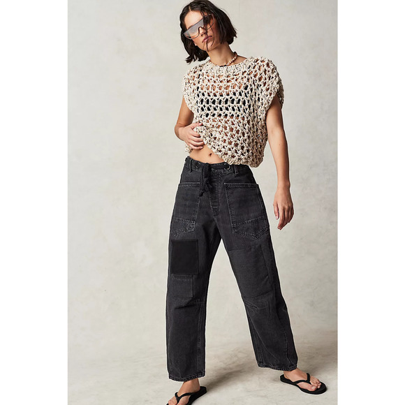 Free People Denim - ❌SOLD❌Free People Moxi Low Slung Barrel Jeans